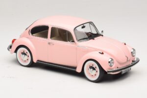 Volkswagen 1303 Pastel Pink New Baby Gift Norev 1:18 188677 Diecast - image 4 of 6