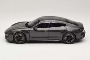 Porsche Taycan Turbo S Slate Grey Neo Norev 1:18 187654 Diecast - image 4 of 8