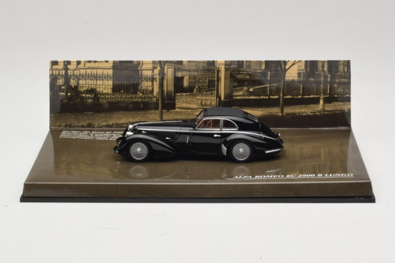Alfa Romeo 8C 2900B Lungo Black Minichamps 1:43 436120421 Diecast