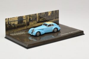 Alfa Romeo 8C 2900B Lungo Light Blue Minichamps 1:43 436120420 Diecast - image 2 of 5