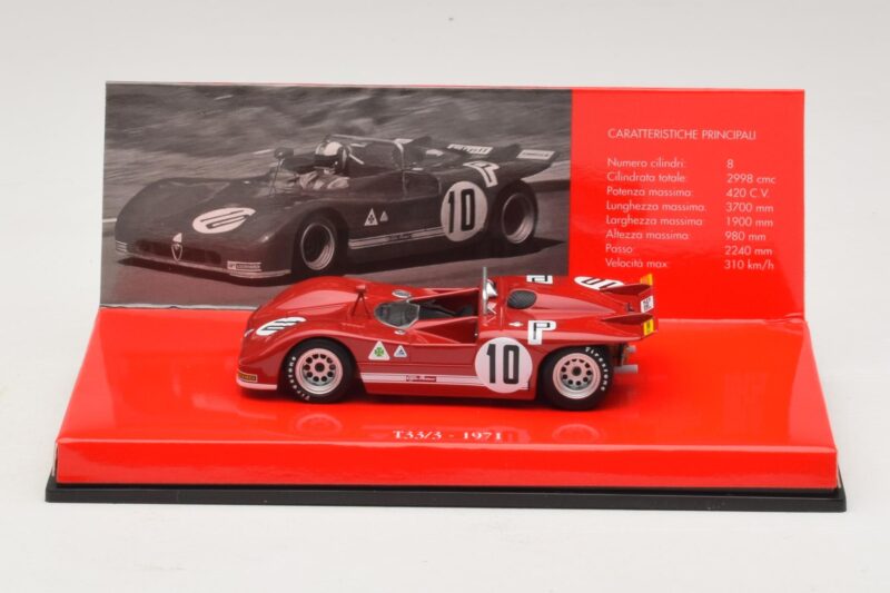Alfa Romeo T33/3 #10 R. Stommelen / N. Galli ADAC 1000km Nurburgring 1971 No Outside Box Minichamps 1:43 436711210-R1 Diecast