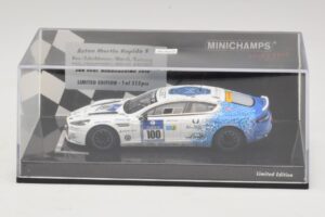 Aston Martin Rapide S #100 Bez / Schubauer 24 Hours of Nurburgring 2013 Minichamps 1:43 437131300 Diecast - image 4 of 5