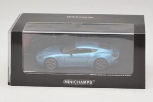 Aston Martin V12 Zagato Alba Blue Minichamps 1:43 437137222 Diecast - image 5 of 5