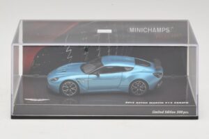 Aston Martin V12 Zagato Alba Blue Minichamps 1:43 437137222 Diecast - image 4 of 5