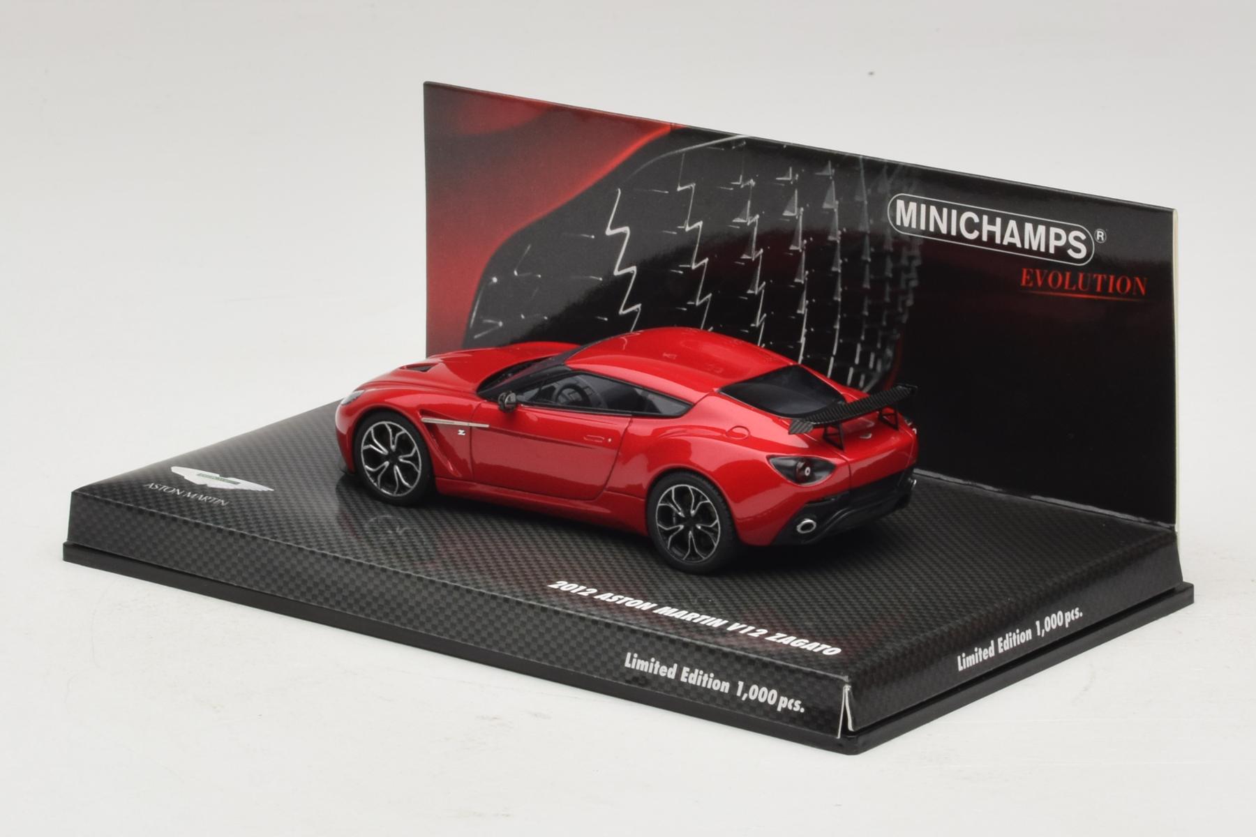ミニカー MINICHAMPS 2012 Aston Martin V12 Zagato Minichamps Aston Martin V12 Zagato Red Special 1:43