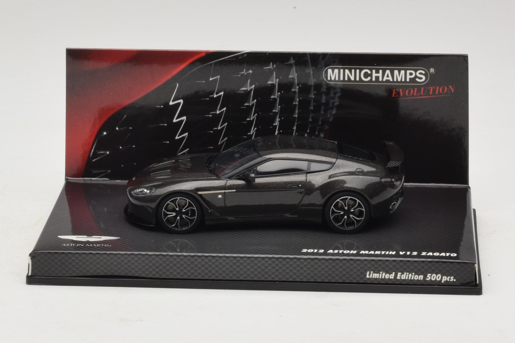 ミニカー MINICHAMPS 2012 Aston Martin V12 Zagato Minichamps Aston Martin V12 Zagato 1:43 Silver 2012