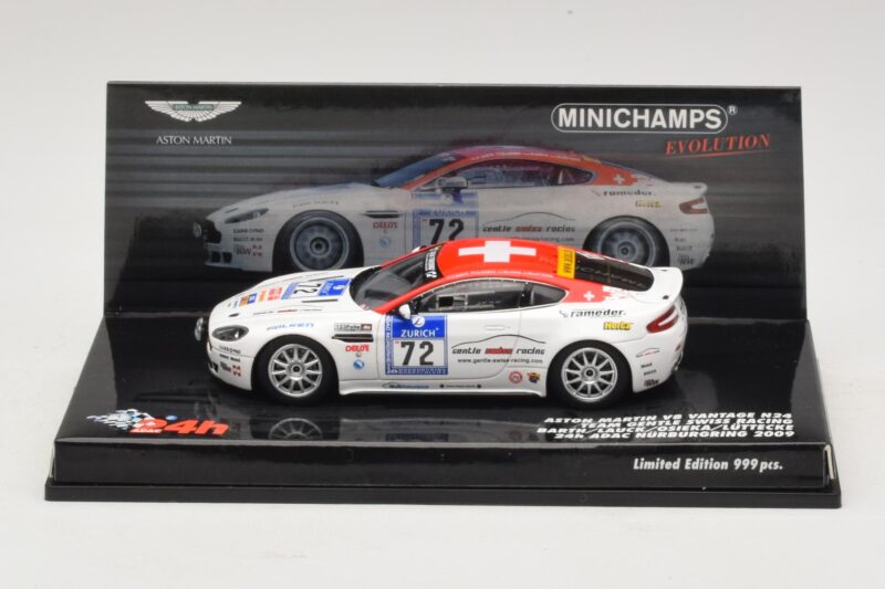 Aston Martin V8 Vantage #72 24 Hours of Nurburgring 2009 Minichamps 1:43 Aston Martin V8 Vantage #72 24 Hours of Nurburgring 2009 Minichamps 1:43 437091372 Diecast
