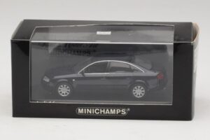 Audi A6 C5 Blue Metallic Minichamps 1:43 430010201 Diecast - image 4 of 4