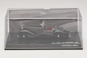 Audi Front 225 Roadster Black Minichamps 1:43 437019131 Diecast - image 4 of 5
