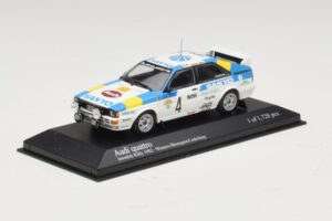 Audi Quattro #4 S. Blomqvist / B. Cederberg Rally Sweden Winner 1982 Minichamps 1:43 430821904 Diecast - image 2 of 4