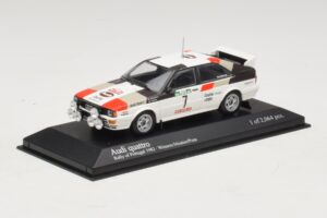 Audi Quattro #7 M. Mouton / F. Pons Pikes Peak International Hill Climb 1984 Minichamps 1:43 AUDI014 Diecast - image 2 of 4