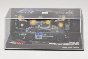 Audi R8 LMS GT3 #100 M. Ekstrom / O. Jarvis Abt Sportsline 24 Hours of Nurburgring 2010 Minichamps 1:43 437101900 Diecast - image 4 of 5