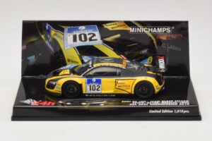 Audi R8 LMS GT3 #102 H-J. Stuck / H. Heyer Black Falcon 24 Hours of Nurburgring 2010 Minichamps 1:43 437101912 Diecast