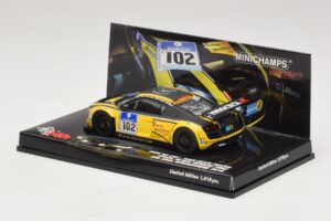Audi R8 LMS GT3 #102 H-J. Stuck / H. Heyer Black Falcon 24 Hours of Nurburgring 2010 Minichamps 1:43 437101912 Diecast - image 3 of 5