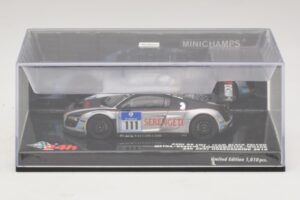 Audi R8 LMS GT3 #111 Metha / Breslin Black Falcon 24 Hours of Nurburgring 2010 Minichamps 1:43 437101911 Diecast - image 4 of 5
