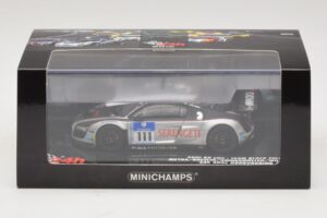 Audi R8 LMS GT3 #111 Metha / Breslin Black Falcon 24 Hours of Nurburgring 2010 Minichamps 1:43 437101911 Diecast - image 5 of 5