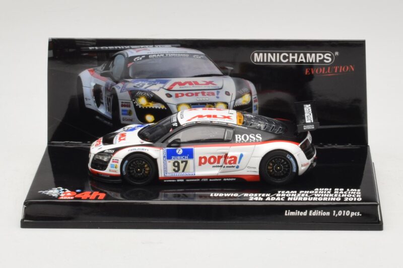 Audi R8 LMS GT3 #97 Phoenix Racing 24 Hours of Nurburgring 2010 Minichamps 1:43 437101997 Diecast