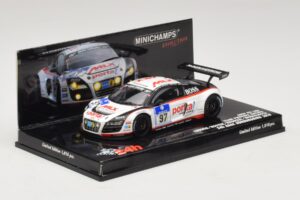 Audi R8 LMS GT3 #97 Phoenix Racing 24 Hours of Nurburgring 2010 Minichamps 1:43 437101997 Diecast - image 2 of 5