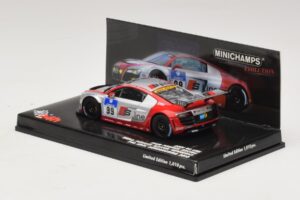 Audi R8 LMS GT3 #99 F. Biela / M. Fassler Phoenix Racing 24 Hours of Nurburgring 2010 Minichamps 1:43 437101999 Diecast - image 3 of 5