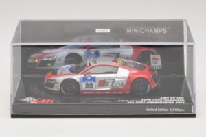 Audi R8 LMS GT3 #99 F. Biela / M. Fassler Phoenix Racing 24 Hours of Nurburgring 2010 Minichamps 1:43 437101999 Diecast - image 4 of 5
