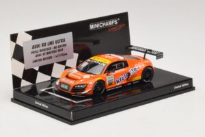 Audi R8 LMS Ultra #100 MS Racing Patel / Dobitsch ADAC GT Masters 2013 Minichamps 1:43 437130100 Diecast - image 2 of 5