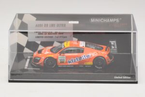 Audi R8 LMS Ultra #100 MS Racing Patel / Dobitsch ADAC GT Masters 2013 Minichamps 1:43 437130100 Diecast - image 4 of 5