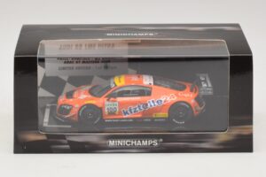 Audi R8 LMS Ultra #100 MS Racing Patel / Dobitsch ADAC GT Masters 2013 Minichamps 1:43 437130100 Diecast - image 5 of 5