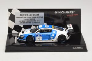 Audi R8 LMS Ultra #4 Phoenix Racing Ammermuller / H-J. Stuck 24 Hours of Nurburgring 2013 Minichamps 1:43 437131304 Diecast