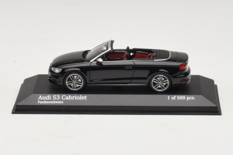 Audi S3 8P Cabriolet Black Minichamps 1:43 Audi S3 8P Cabriolet Black Minichamps 1:43 437013030 Diecast