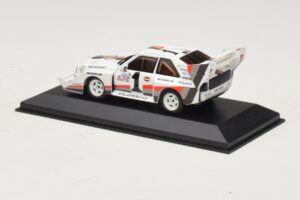 Audi Sport Quattro S1 #1 W. Rohrl Pikes Peak International Hill Climb Winner Record 1987 Minichamps 1:43 410871201 Diecast - image 3 of 4