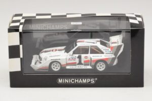 Audi Sport Quattro S1 #1 W. Rohrl Pikes Peak International Hill Climb Winner Record 1987 Minichamps 1:43 410871201 Diecast - image 4 of 4