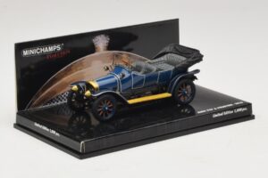 Audi Typ A Phaeton Blue Minichamps 1:43 437019031 Diecast - image 2 of 5
