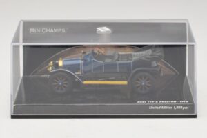 Audi Typ A Phaeton Blue Minichamps 1:43 437019031 Diecast - image 4 of 5