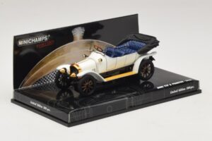 Audi Typ A Phaeton White Blue Minichamps 1:43 437019032 Diecast - image 2 of 5