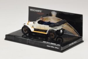Audi Typ A Phaeton White Blue Minichamps 1:43 437019032 Diecast - image 3 of 5
