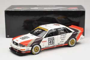 Audi V8 Quattro DTM #45 F. Biela Team AZR 1991 Minichamps 1:18 100911045 Diecast - image 8 of 8