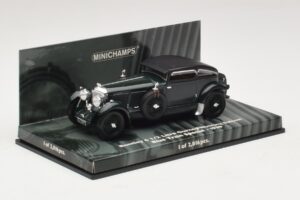 Bentley 6.5 Litre Gurney Nutting Saloon Blue Train Special Green Minichamps 1:43 436139501 Diecast - image 2 of 4