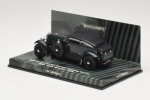 Bentley 6.5 Litre Gurney Nutting Saloon Blue Train Special Green Minichamps 1:43 436139501 Diecast - image 3 of 4