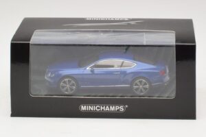 Bentley Continental GT V8 Blue Metallic Minichamps 1:43 436139982 Diecast - image 4 of 4