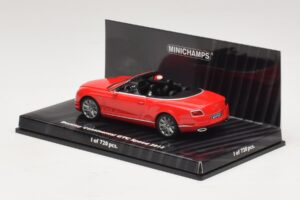 Bentley Continental GTC Speed Red Minichamps 1:43 436139061 Diecast - image 3 of 4