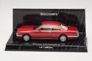 Bentley Continental R Red Metallic Minichamps 1:43 436139920 Diecast