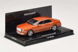 Bentley Mulsanne Orange Metallic Minichamps 1:43 436139902 Diecast - image 2 of 4