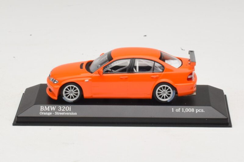 BMW 320i E46 Street Version Orange Minichamps 1:43 BMW 320i E46 Street Version Orange Minichamps 1:43 400052400 Diecast