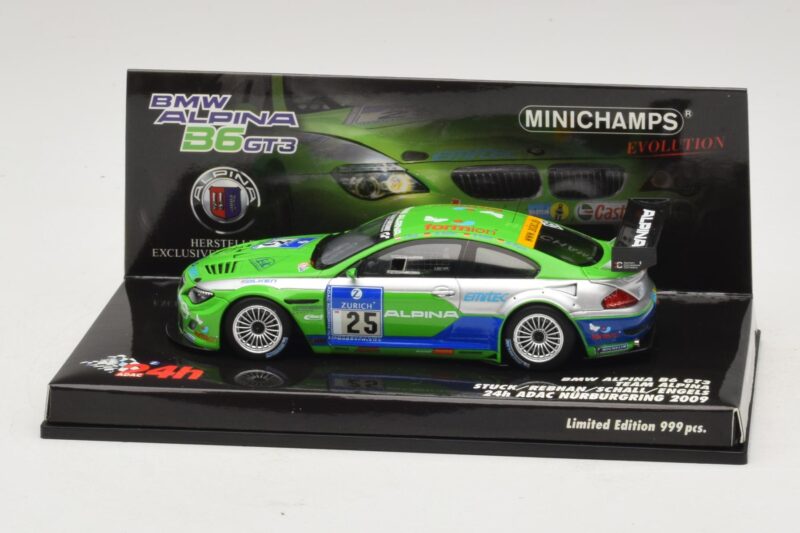 BMW Alpina B6 GT3 #25 24 Hours of Nürburgring 2009 Minichamps 1:43 BMW Alpina B6 GT3 #25 24 Hours of Nürburgring 2009 Minichamps 1:43 437092625 Diecast