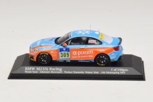 BMW M235i Pixum Team #309 Fischer / Konnerth 24 Hours of Nurburgring 2015 Minichamps 1:43 437152509 Diecast