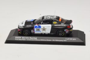 BMW M235i Ring Police Team #306 Carlsson 24 Hours of Nurburgring 2014 Minichamps 1:43 437142406 Diecast
