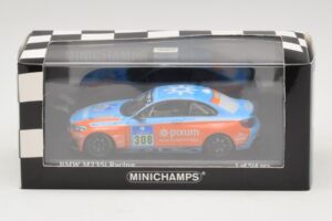 BMW M235i Team Adrenalin #308 Fischer / Zils 24 Hours of Nurburgring 2014 Minichamps 1:43 437142408 Diecast - image 4 of 4
