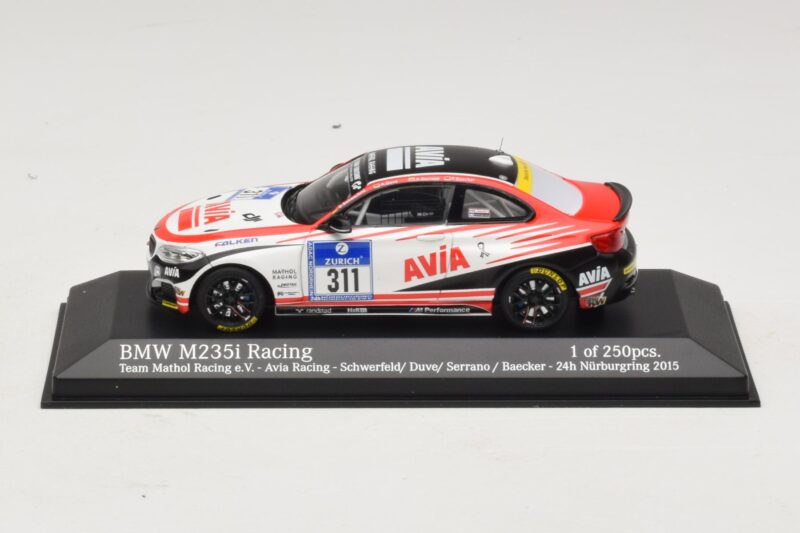 BMW M235i Team Mathol Racing #311 Scherfeld / Duve 24 Hours of Nurburgring 2015 Minichamps 1:43 BMW M235i Team Mathol Racing #311 Scherfeld / Duve 24 Hours of Nurburgring 2015 Minichamps 1:43 437152511 Diecast