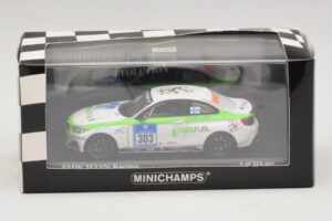 BMW M235i ToolFuel #303 Krohn 24 Hours of Nurburgring 2014 Minichamps 1:43 437142403 Diecast - image 4 of 4