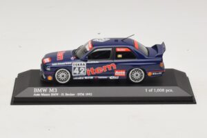 BMW M3 E30 Auto Maas #42 Becker DTM 1992 Minichamps 1:43 430922042 Diecast
